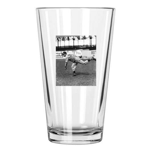 1940 Cincinnati Reds Johnny Vander Meer Photo Baseball Pint Beer Drinking Glass