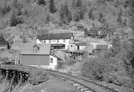 1940 Gold Mining Town Ophir Colorado Vintage Old Keychain Reprint