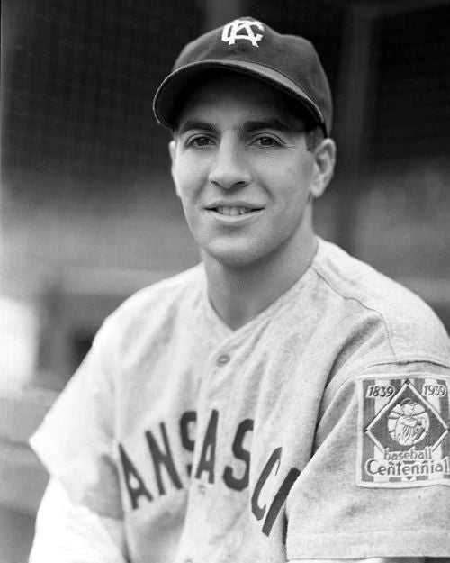 1940 Kansas City Blues Phil Rizzuto Glossy Keychain Minor League Print Yankees