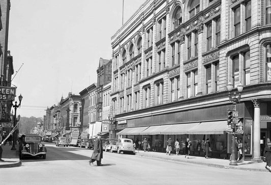 1940 Main Street Dubuque Iowa Vintage Old Retro Reprint 300 PCS Jigsaw Puzzle
