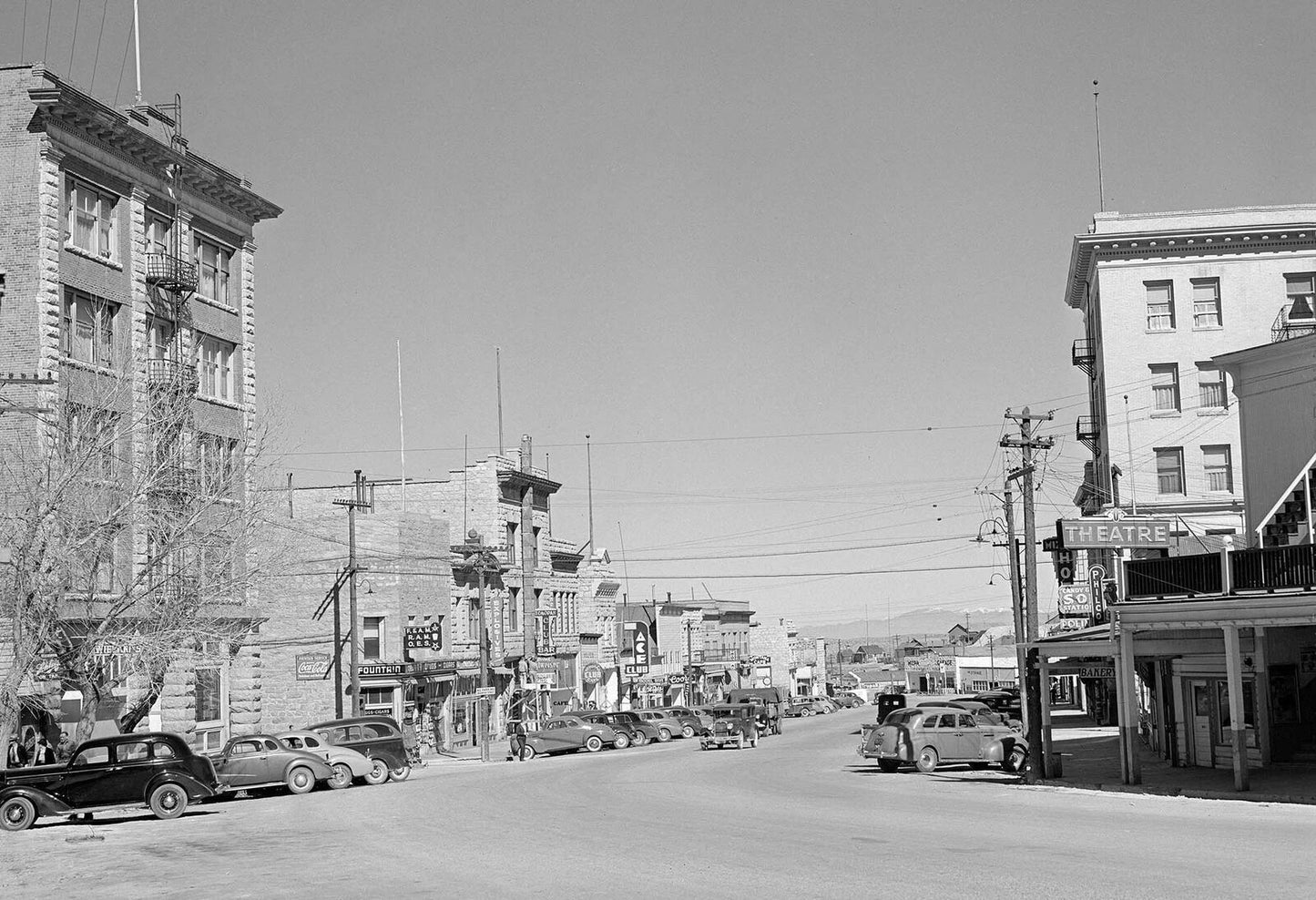 1940 Main Street Tonopah Nevada Vintage Old Magnet Historic Reprint