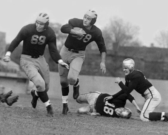 1940 Michigan Tom Harmon Photo Print College Heisman Trophy Winner Poster