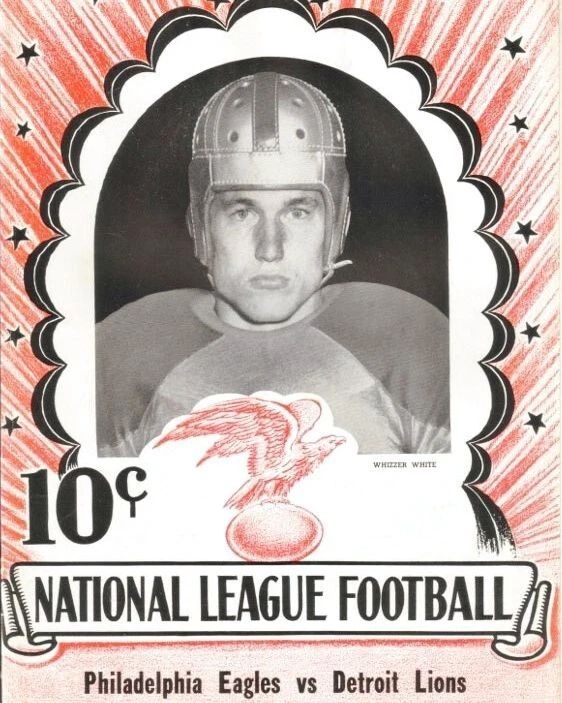 1940 Philadelphia Eagles Vs Detroit Lions Magnet Football Picture Nfl