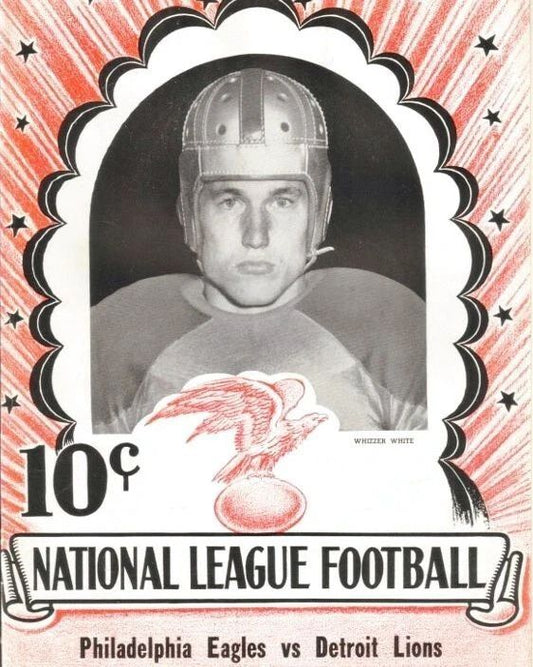 1940 Philadelphia Eagles Vs Detroit Lions Magnet Football Picture Nfl