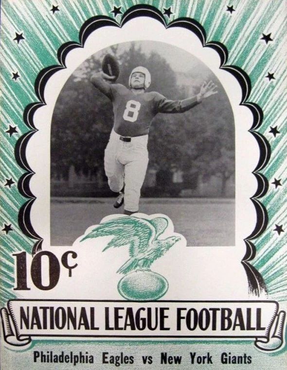1940 Philadelphia Eagles Vs New York Giants Ny Photo Football Picture Nfl