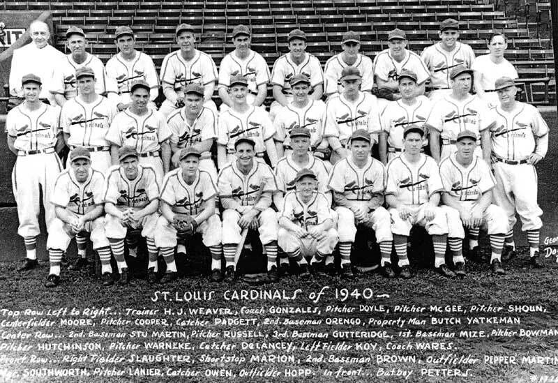 1940 St. Louis Cardinals Team Photo Baseball Picture Mlb 300 Piece Jigsaw Puzzle