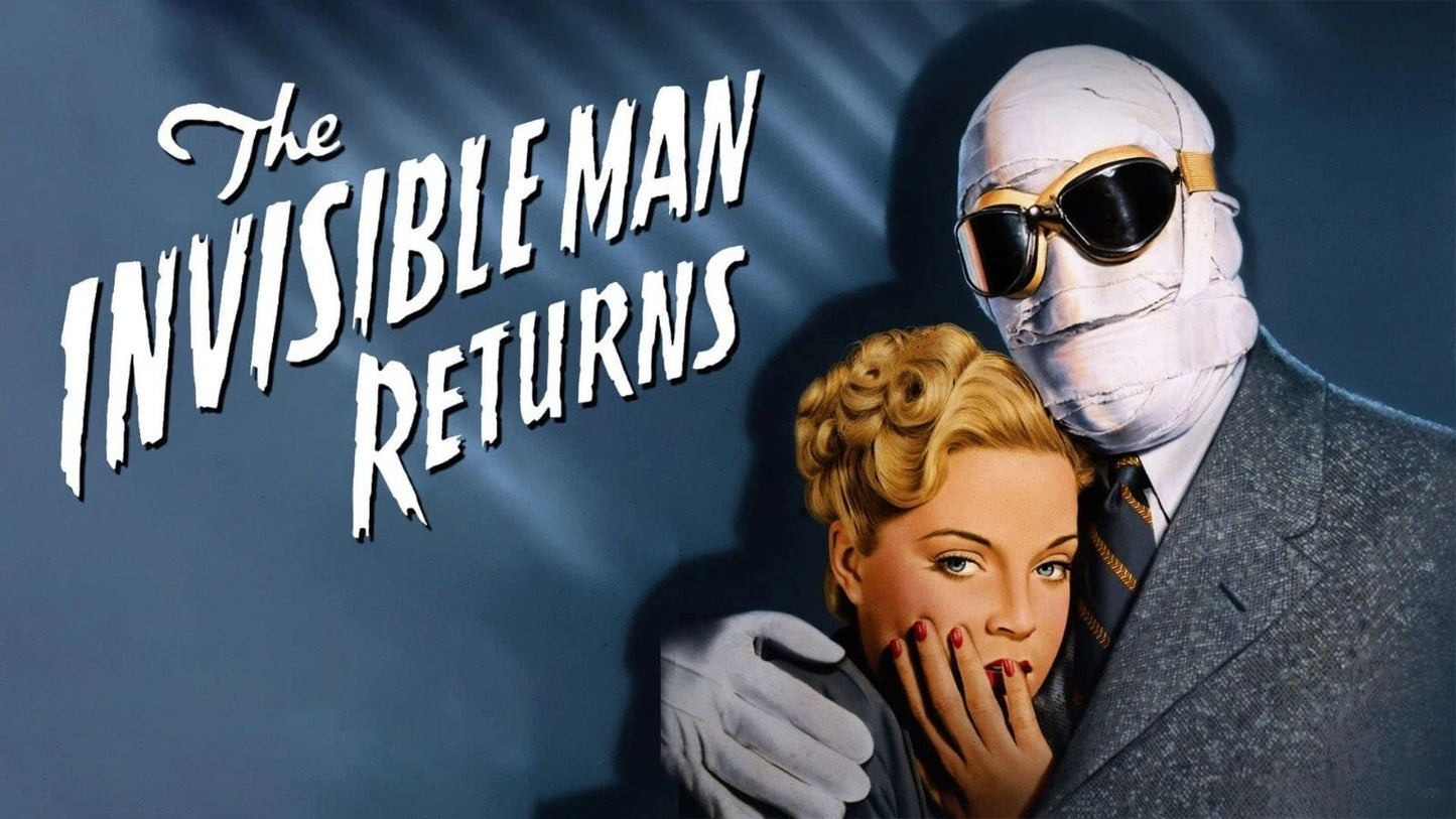1940 The Invisible Man Returns Movie Poster Cedric Hardwicke Nan Grey