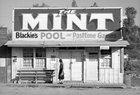 1940 The Mint Pool Hall Central Valley California Old Keychain Reprint