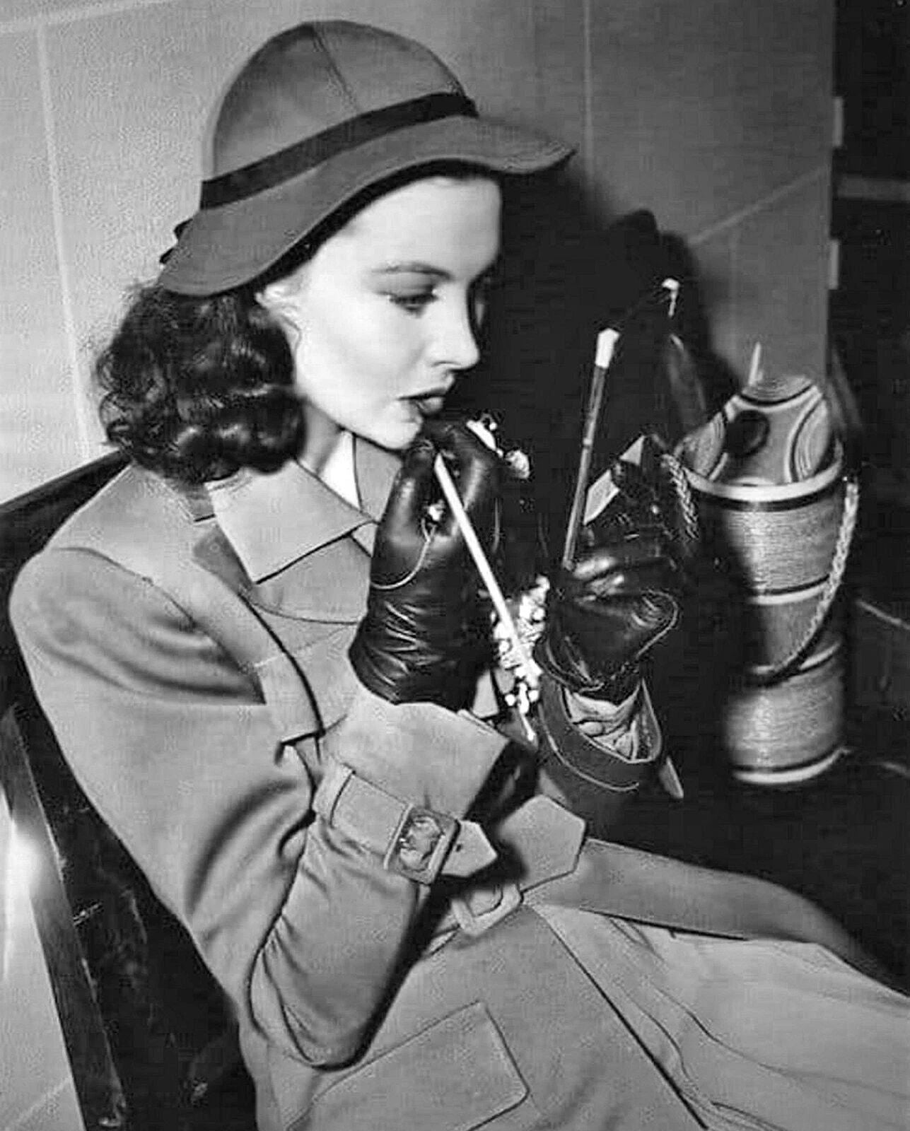 1940 Vivien Leigh On The Set Of Classic Movie Waterloo Bridge Picture Keychain