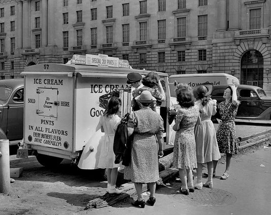 1940S Good Humor Ice Cream Truck Classic Americana Picture Photo