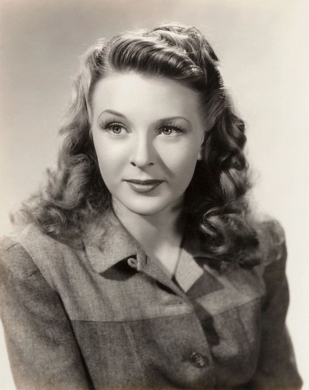 1940S Horror Film Actress Evelyn Ankers Classic Portrait Picture Photo
