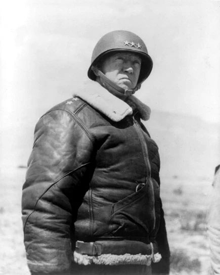 1940S Us Army General George S Patton Glossy Photo World War Ii Print 1