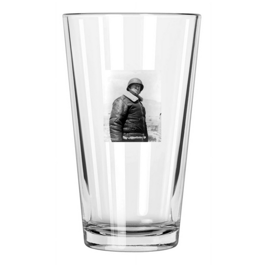 1940S Us Army General George S Patton World War Ii 1 Pint Beer Drinking Glass