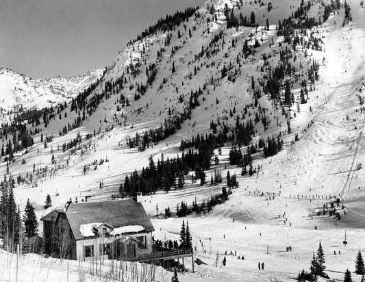 1941 Alta Ski Resort Utah Old Photo Reprint Snow Snowboard Mountain