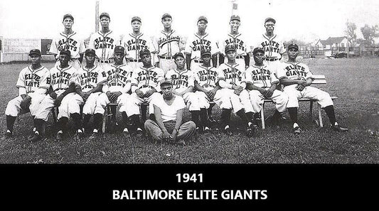 1941 Baltimore Elite Giants Team Photo Baseball Picture Negro League Ny