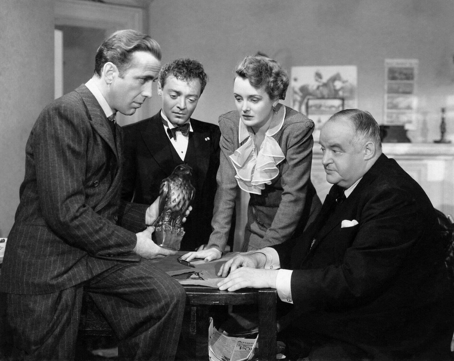 1941 Bogart Lorre Astor Greenstreet In The Maltese Falcon 300 PCS Jigsaw Puzzle