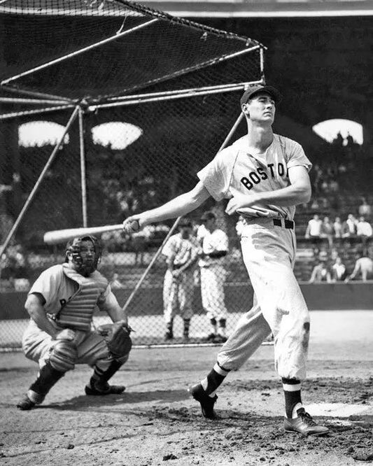 1941 Boston Red Sox Ted Williams Glossy Magnet Baseball Print Hof 66