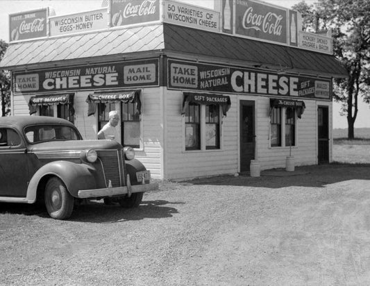 1941 Cheese Market Kenosha County Wi Old Vintage Keychain Reprint
