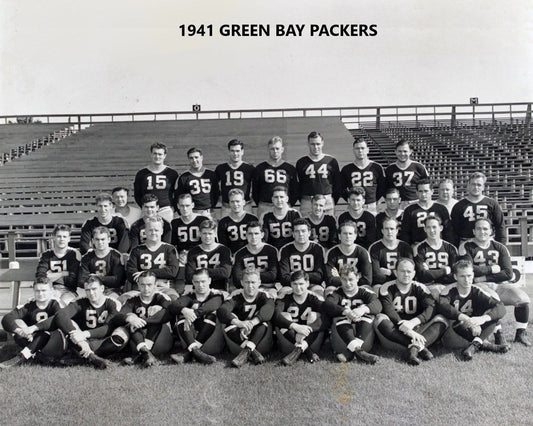 1941 Green Bay Packers Team Photo Football Nfl Picture 300 Piece Jigsaw Puzzle