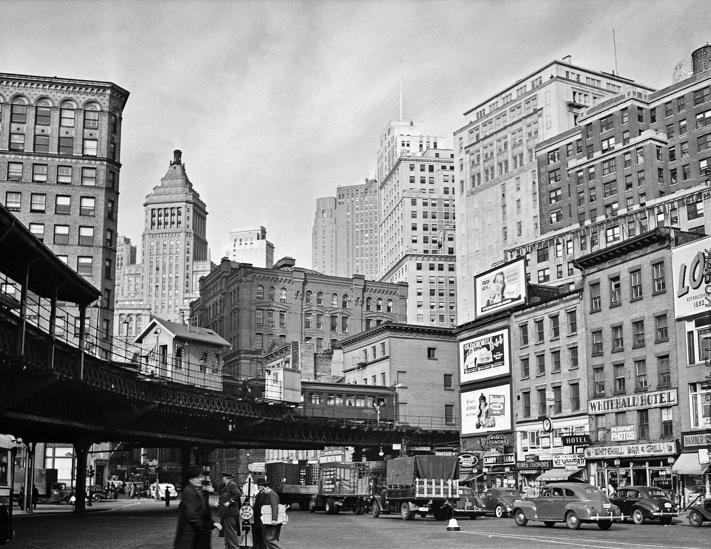 1941 Lower Manhattan New York City Ny Vintage Old Keychain Reprint
