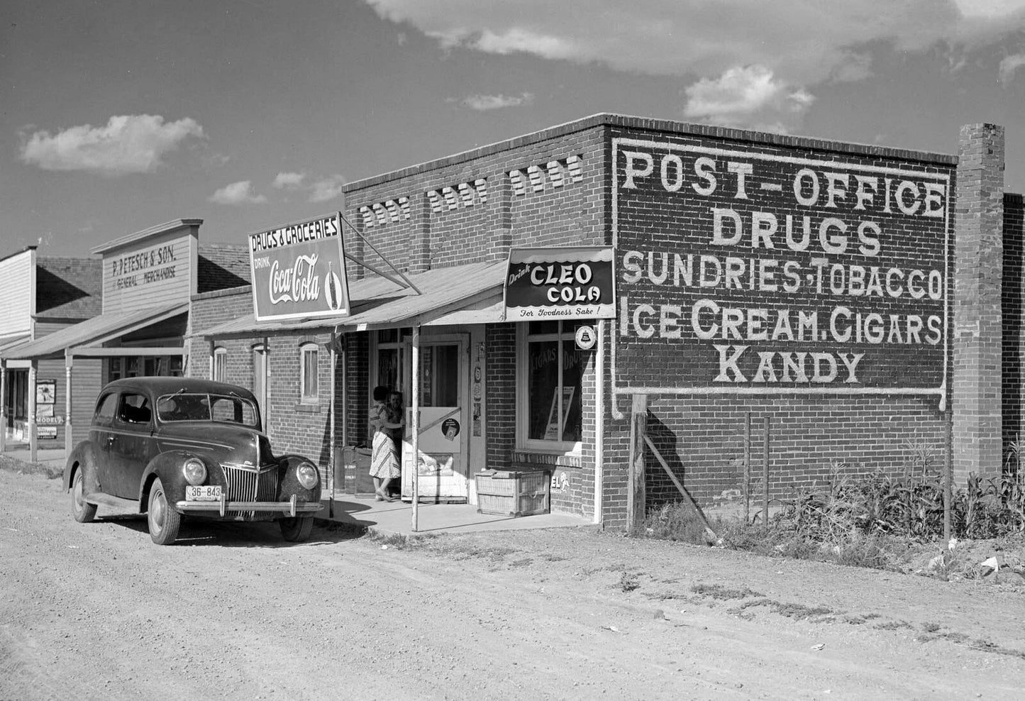 1941 Main St Of Ghost Town Judith Basin Montana Old Photo Reprint