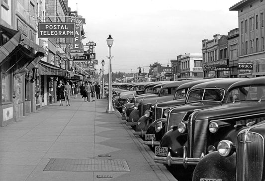 1941 Main Street Twin Falls Idaho Old Vintage Magnet Historic Reprint