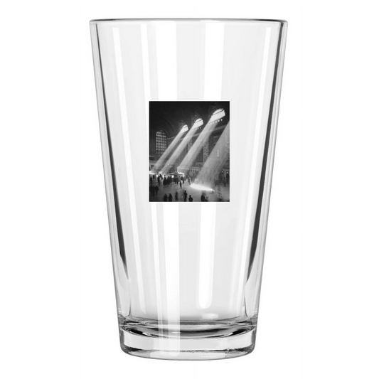 1941 New York City Grand Central Station Railroad 1 Pint Beer Drinking Glass