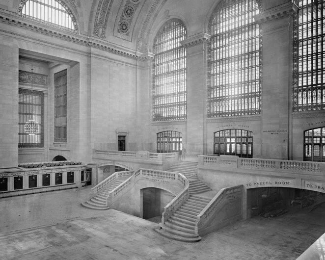 1941 New York City Grand Central Station Glossy Keychain Railroad Print 2