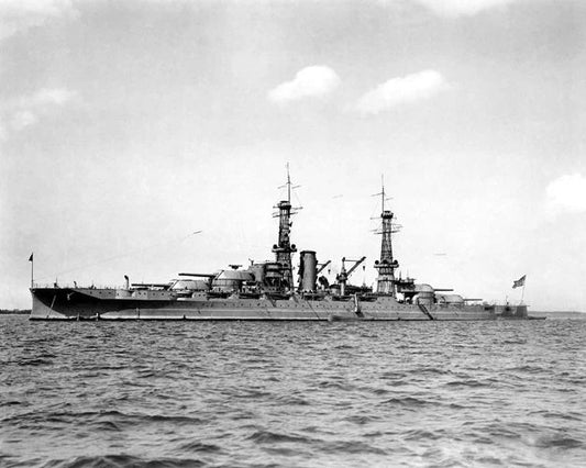 1941 Pearl Harbor Uss Arizona Bb 39 Glossy Magnet Wwii Magnet Battleship