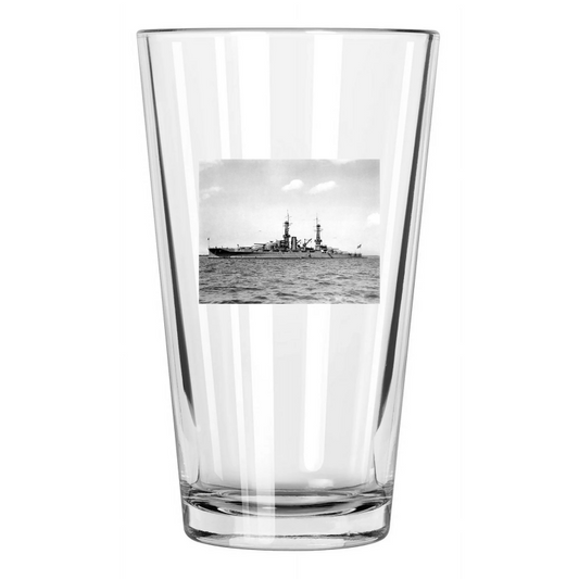 1941 Pearl Harbor Uss Arizona Bb 39 Wwii Battleship Pint Beer Drinking Glass