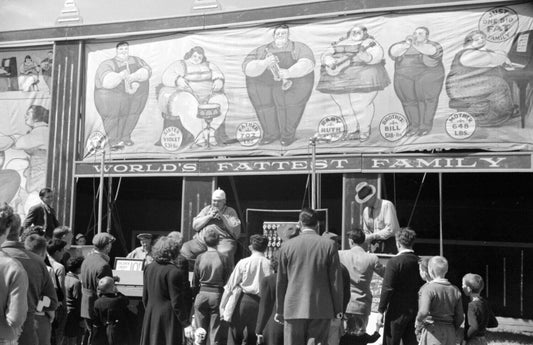 1941 Sideshow Vermont State Fair Vintage Photo Reprint 300 Piece Jigsaw Puzzle