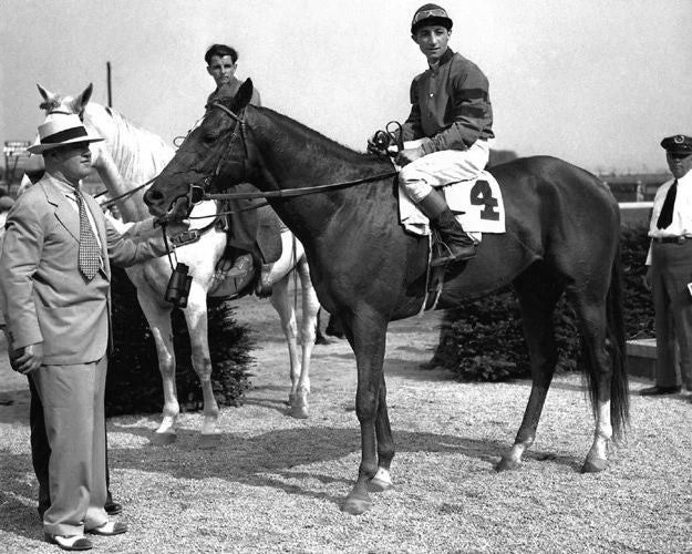 1941 Triple Crown Champion Whirlaway Glossy Photo Thoroughbred Print 3