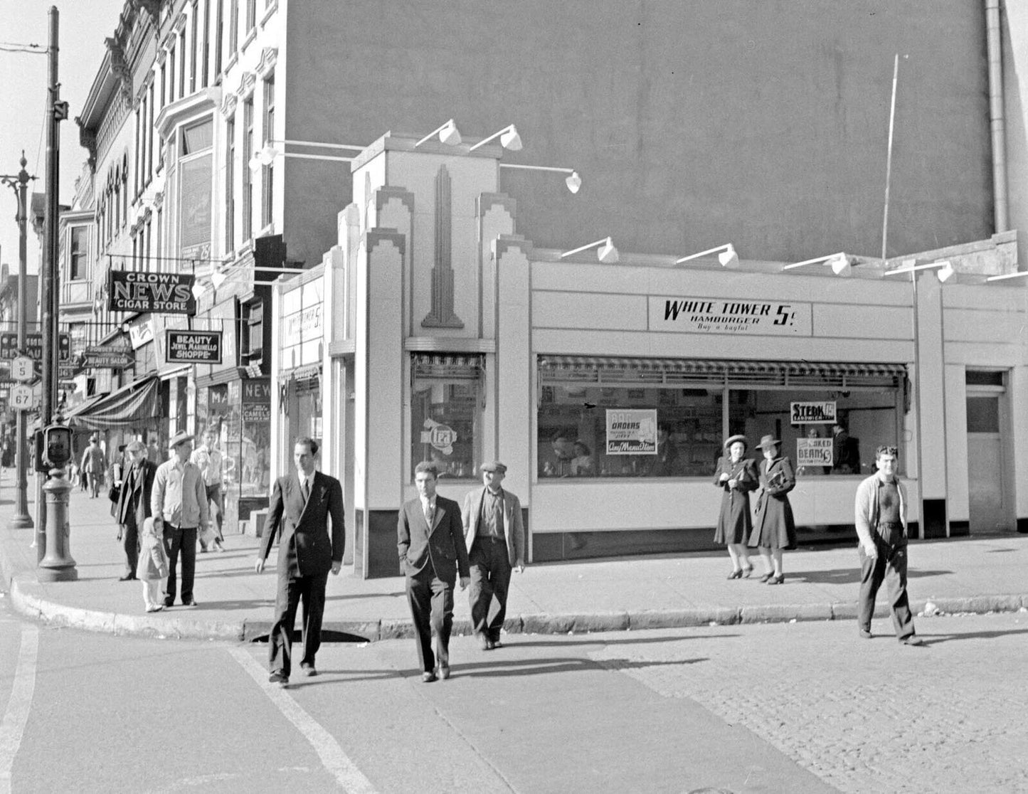 1941 White Tower Amsterdam New York Old Classic 6X8 300 Piece Jigsaw Puzzle