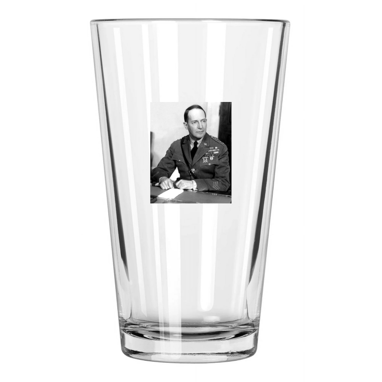 1941 World War Ii Douglas Macarthur Us Army Military Pint Beer Drinking Glass