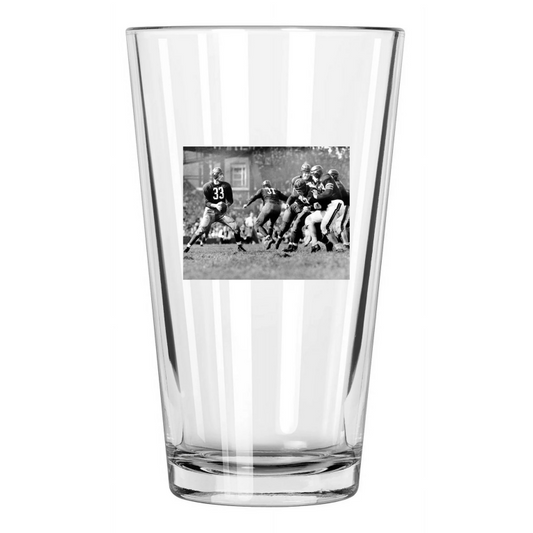 1942 Washington Redskins Sammy Baugh Griffith Stadium Pint Beer Drinking Glass