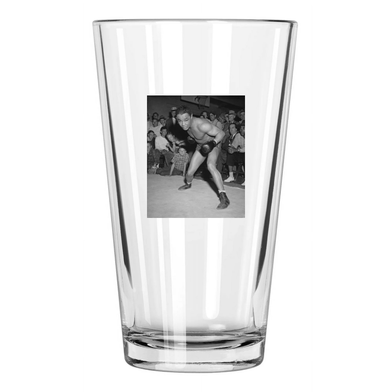 1942 Welterweight Champion Henry Armstrong Training Pint Beer Drinking Glass