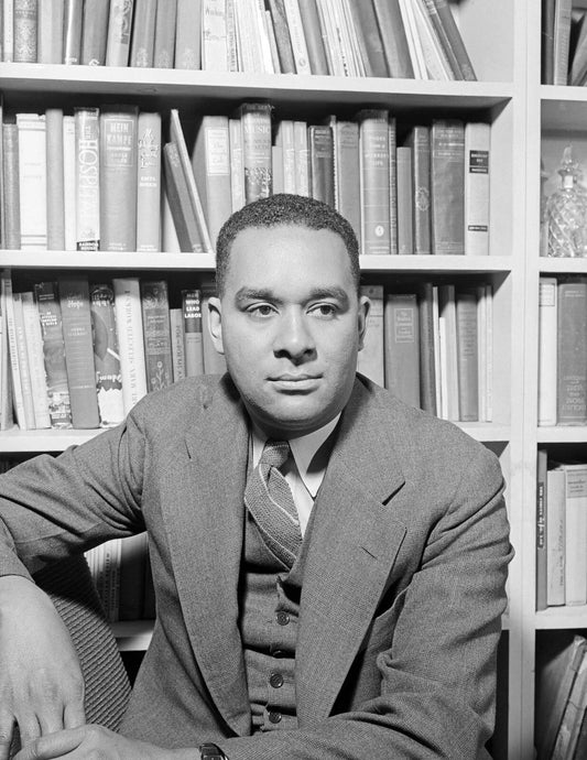 1943 African American Poet Richard Wright Vintage Old Magnet Reprint
