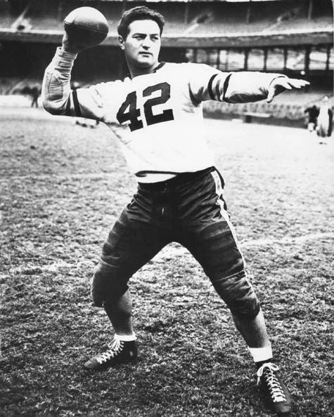1943 Chicago Bears Sid Luckman Glossy Photo Nfl Football Print Poster
