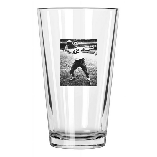 1943 Chicago Bears Sid Luckman Photo Nfl Football Pint Beer Drinking Glass