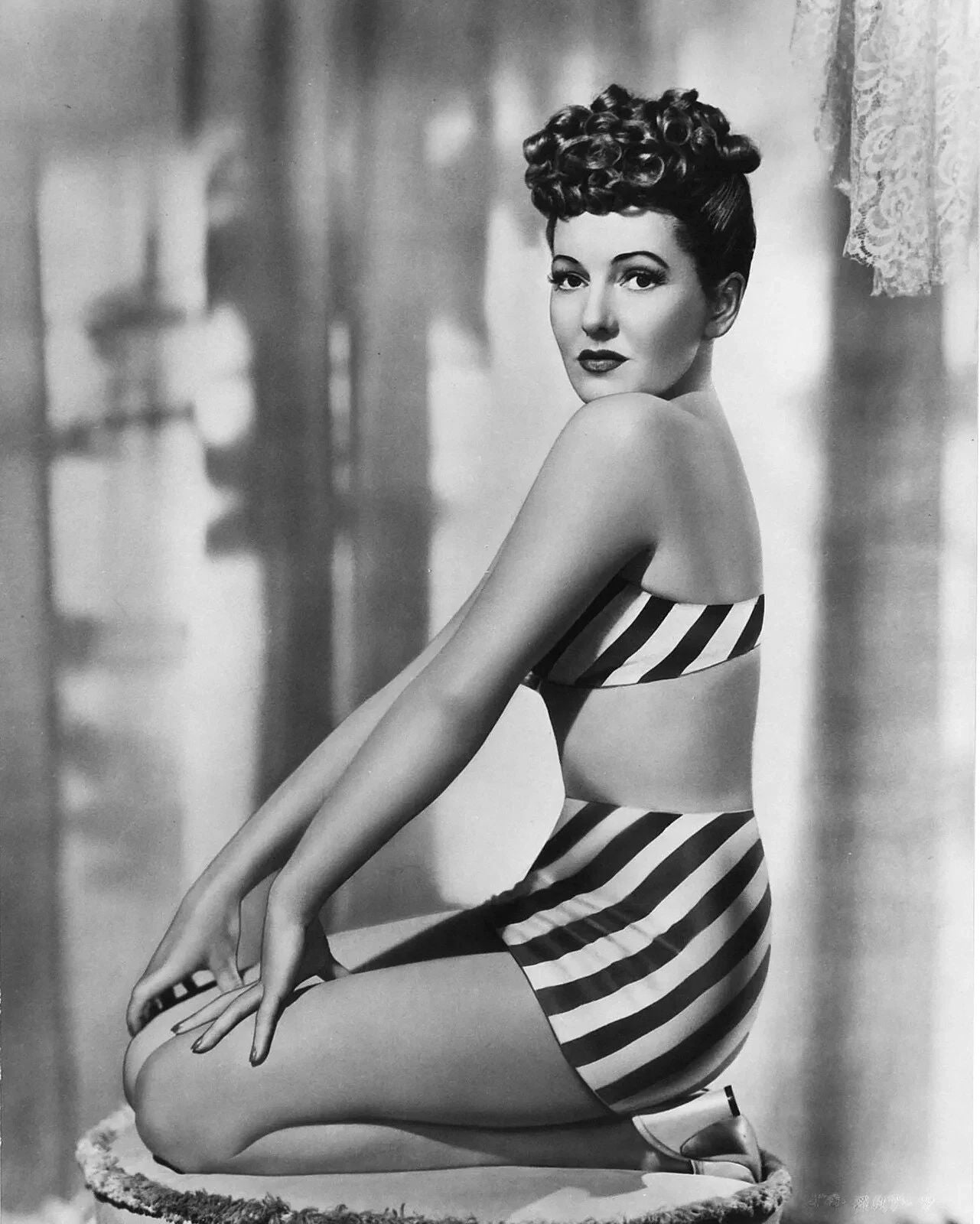 1943 Hollywood Golden Era Actress Jean Arthur Classic Retro Photo Picture
