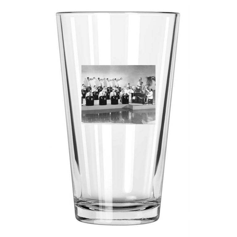 1943 Jazz Bandleader Count Basie Pianist Big Band Music Pint Beer Drinking Glass