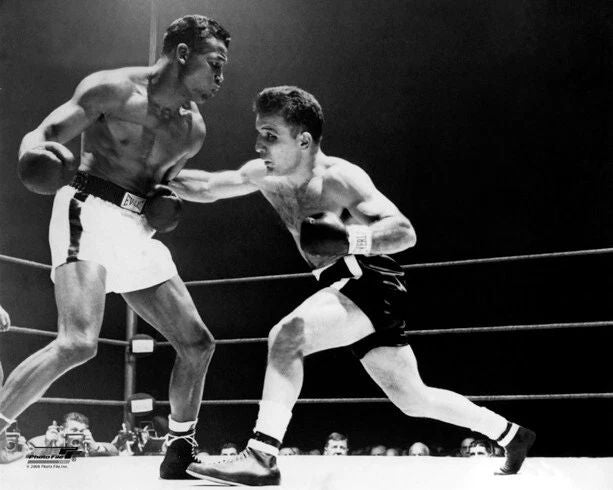 1943 Rematch Fight Sugar Ray Robinson Vs Jake Lamotta Keychain Keychain