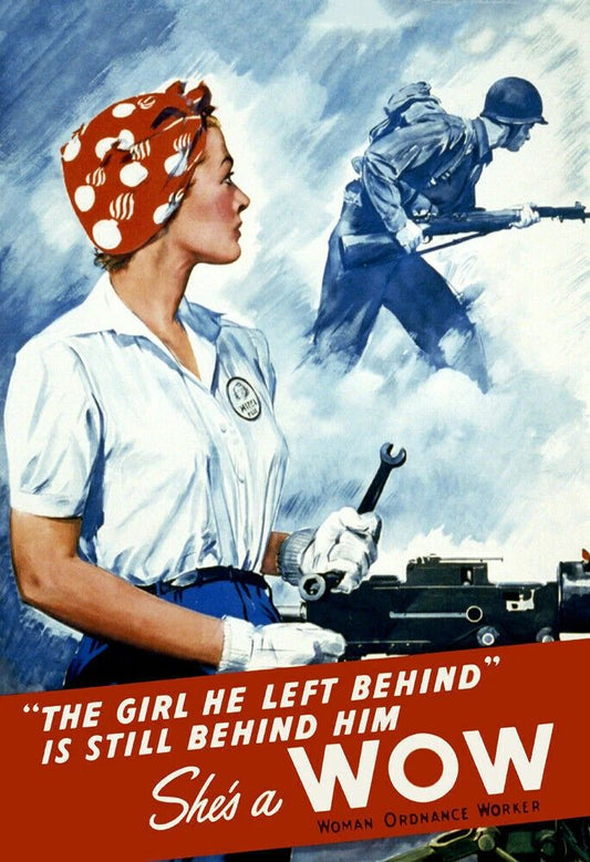 1943 She'S A Wow Vintage Wwii Keychain Keychain Reprint