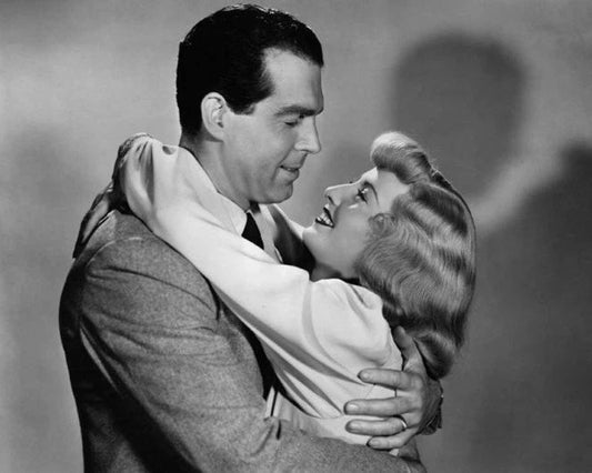 1944 Film Double Indemnity Glossy Keychain Fred Macmurray And Barbara Stanwyck