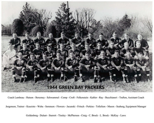 1944 Green Bay Packers Team Keychain Football Nfl Picture
