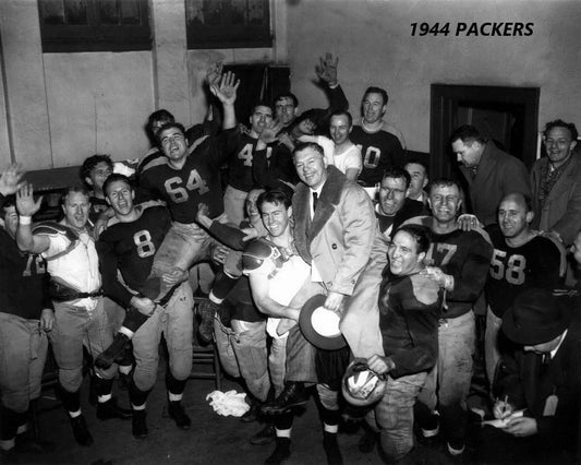 1944 Green Bay Packers Team Photo Football Nfl Picture Champs Celebration