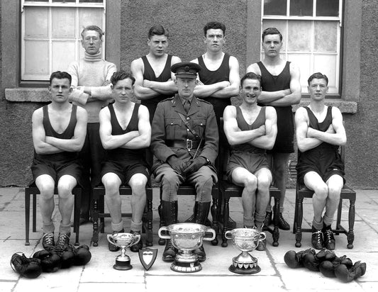 1944 Irish Army Boxing Team Old Vintage Photo Picture Fight Reprint