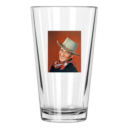 1944 John Wayne Photo Movie Film 'Tall In The Saddle' Pint Beer Drinking Glass
