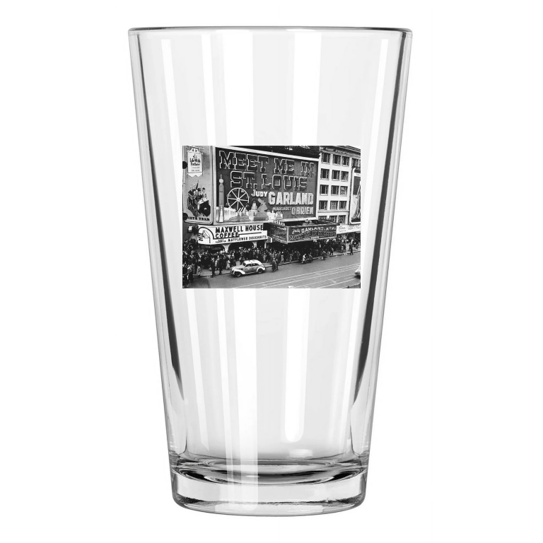 1944 New York City Astor Theatre 'Meet Me In St Louis' Pint Beer Drinking Glass