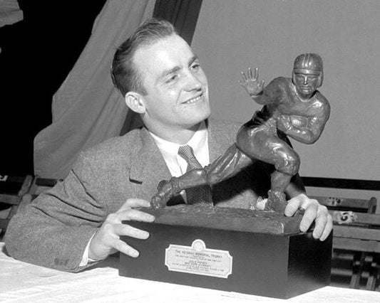1944 Ohio State Les Horvath Glossy Keychain College Heisman Trophy Print